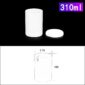 310mL Alumina Crucibles with Cover Cylindrical