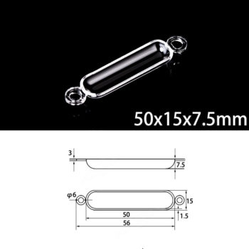 50x15x7.5mm-quartz-sulfur-analyzer-boat-double-hole 50x15x7.5mm-quartz-sulfur-analyzer-boat-double-hole