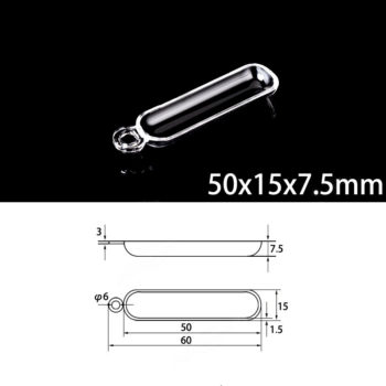 50x15x7.5mm-quartz-sulfur-analyzer-boat-single-hole