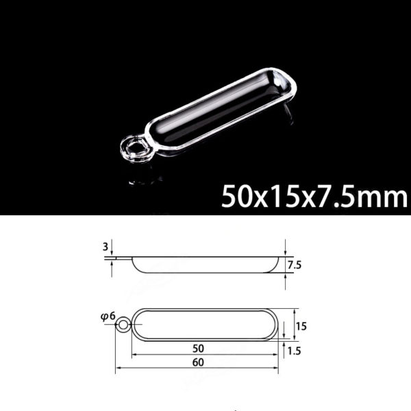 50x15x7.5mm-quartz-sulfur-analyzer-boat-single-hole