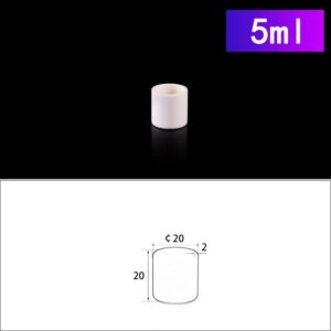 5mL Cylindrical Alumina Crucibles without Cover