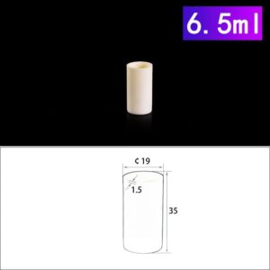6.5mL Cylindrical Alumina Crucibles without Cover
