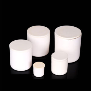 Cylindrical Alumina Crucibles