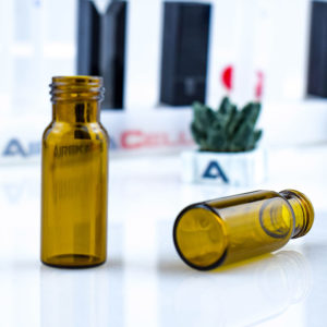 9mm Amber Clear Screw Vial