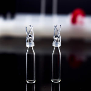 V9020, 9mm Diameter, Vial Insert Only, Clear, 250μL, Conical, 29x5.7mm Diameter, w/ polymer feet, 100pc/ea – Image 4