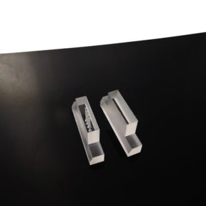 Custom Fluted Quartz Glass Step Sheets with Drilling