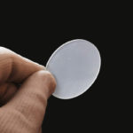 Custom Translucent Frosted Fused Quartz Flange (1)