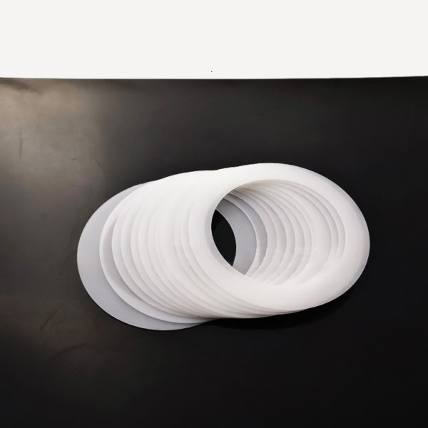Custom Translucent Frosted Fused Quartz Flange