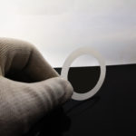 Custom Translucent Frosted Fused Quartz Flange (4)