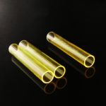 Custom Yellow UV Filtering Quartz Tubes (3)