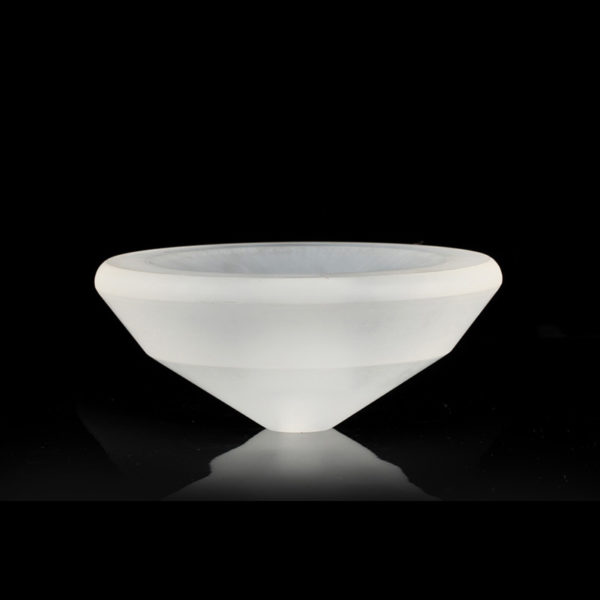 Custom Frosted Quartz Cone