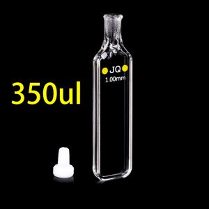 01 Quartz Spectrometer Cuvette with Screw Cap, 1mm Pathlength, 0.35 mL, ICT913-5 - Image 3