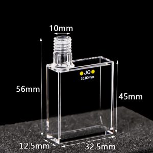 Quartz Special Cuvette with Screw Cap, 10 / 32mm Pathlength, 11 mL, UCT363-1 - Image 4