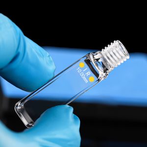IR Quartz Cuvette with Screw Cap, 10mm Pathlength, 3.5 mL, ICT423-1 – Image 3