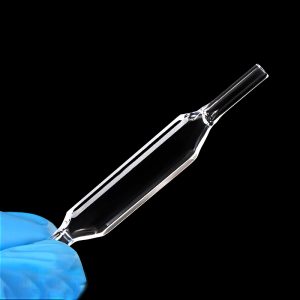 Quartz Flow Through Cell with Open Top, 1mm Pathlength, 350 uL, Quartz Connector, OD 4 mm ID 2 mm, FCT463 – Image 4