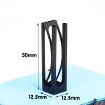 GCT213 5 Steel Cuvette Mount for 1 5 mm Cuvette 1