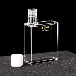 Quartz Special Cuvette with Screw Cap, 10 / 32mm Pathlength, 11 mL, UCT363-1 - Image 3