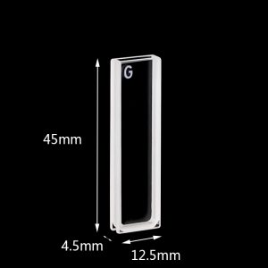 04 Glass Cuvette, with Lid, 2mm Pathlength, 0.7 mL, 2pc/ea, GCT224-2 – Bild 3