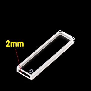 05 Glass Cuvette, with Lid, 2mm Pathlength, 0.7 mL, 2pc/ea, GCT224-2 – Bild 4